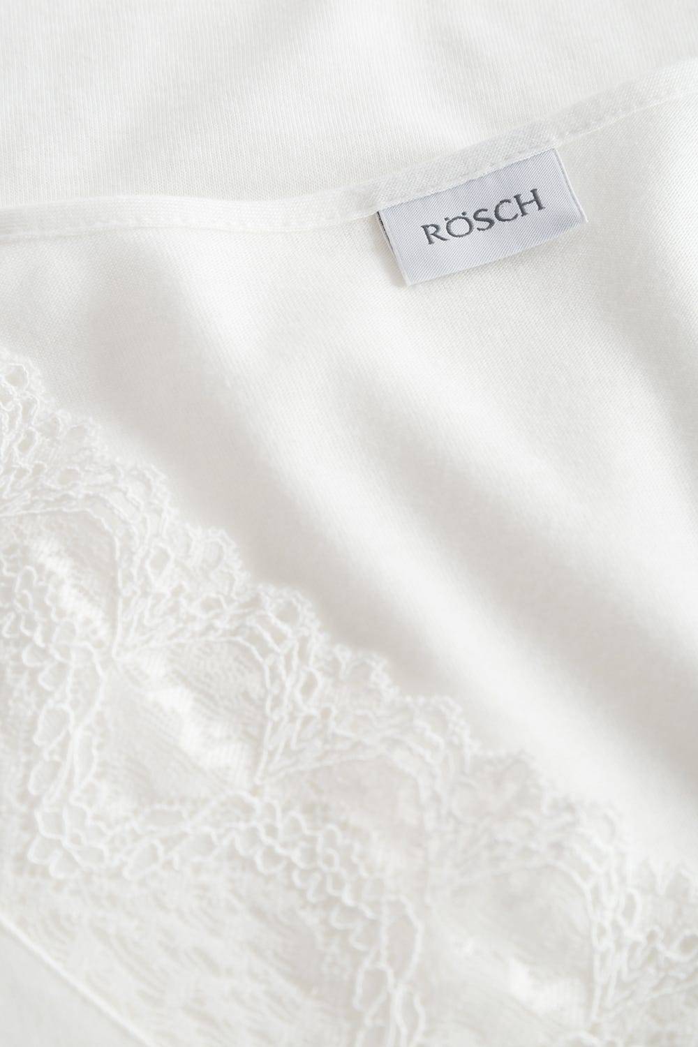 Rösch Nachthemd mit eleganten Spitzen-Details einfarbig romantisch verspielt Baumwolle/Modal Weihnachtsangebot