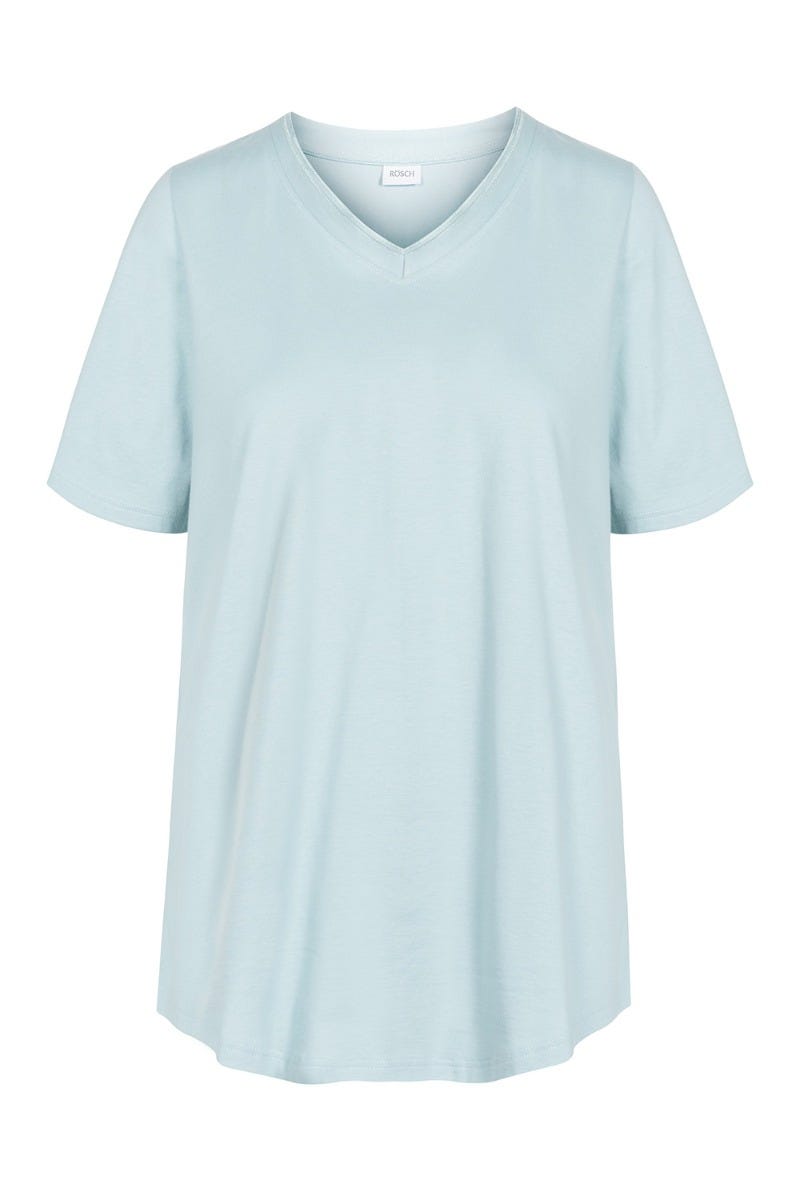 Rösch Basic T-Shirt mit Zierstichen Pyjamashirt Mix &amp; Match 1884801 Muttertagsangebot