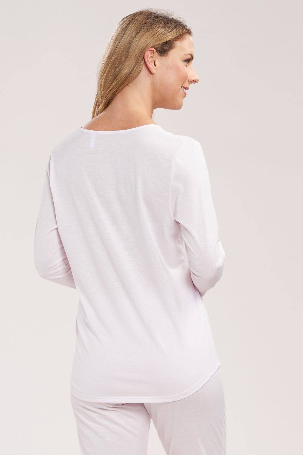 Rösch Langarmshirt mit Spitzeneinsätzen Große Rabatte
