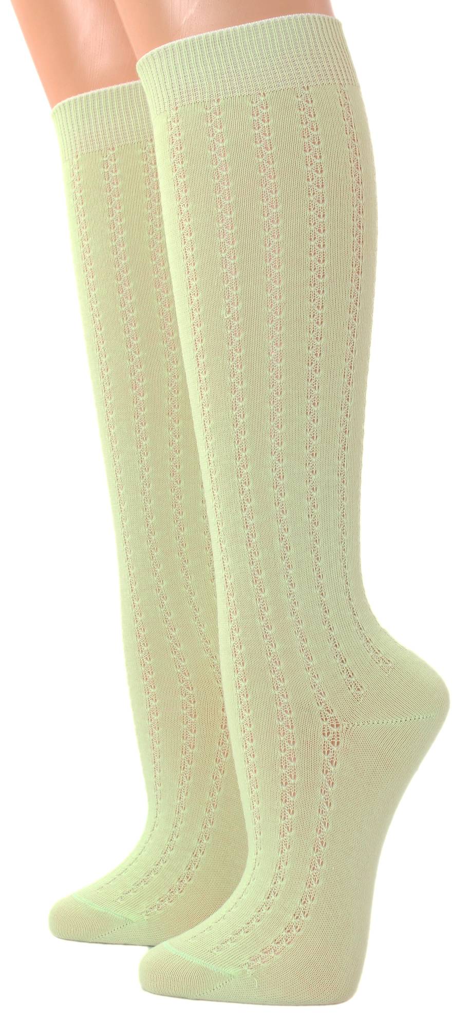 Shimasocks Kinder Kniestrümpfe Mädchen Häkellook uni Speichern exportieren