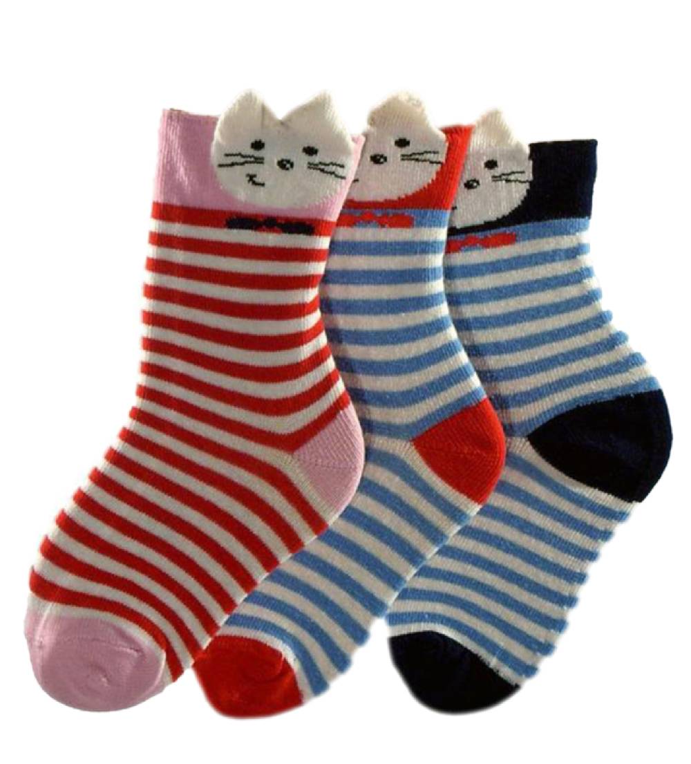 Shimasocks Baby Söckchen 3D Kätzchen 3er Pack Kauf eins, bekomm eins gratis