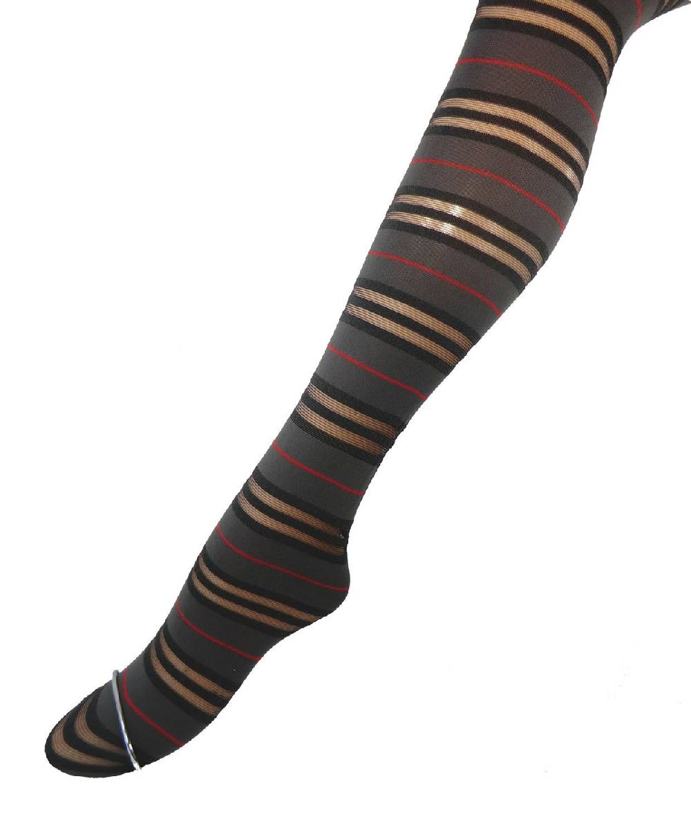 Shimasocks Damen Feinstrumpfhose geringelt Riesige Ersparnisse