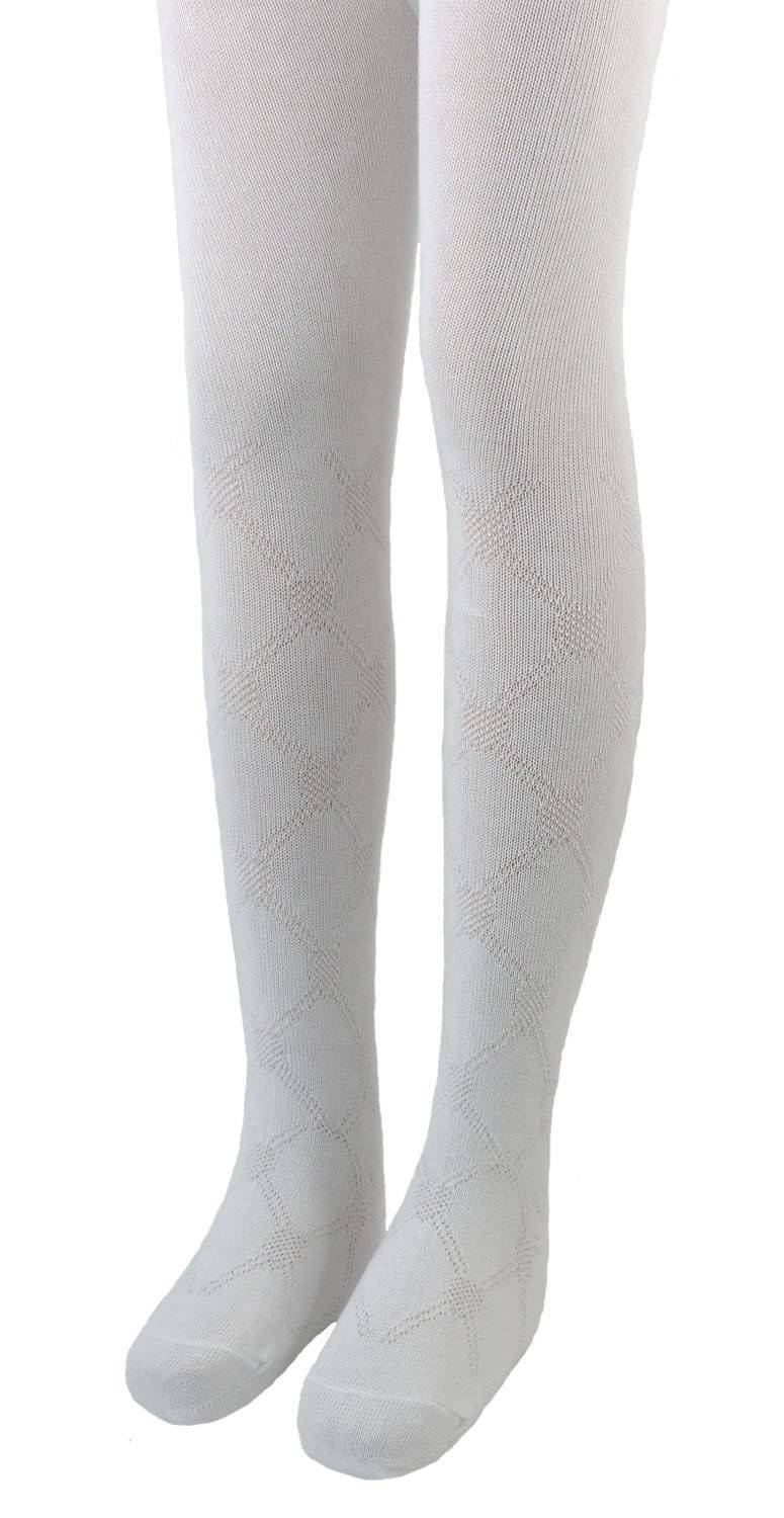 Shimasocks Baby Strumpfhose weiß Filetmuster 2025