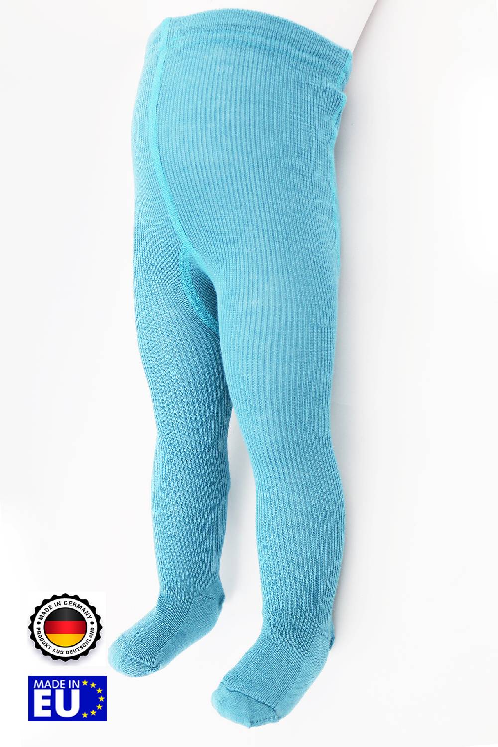 Shimasocks Baby- und Kinder-Strumpfhose türkis, hellblau, 100% KbT Schurwolle (Natur, Öko) vorgewaschen, Gr. 50 - 104 Günstiger Verkauf