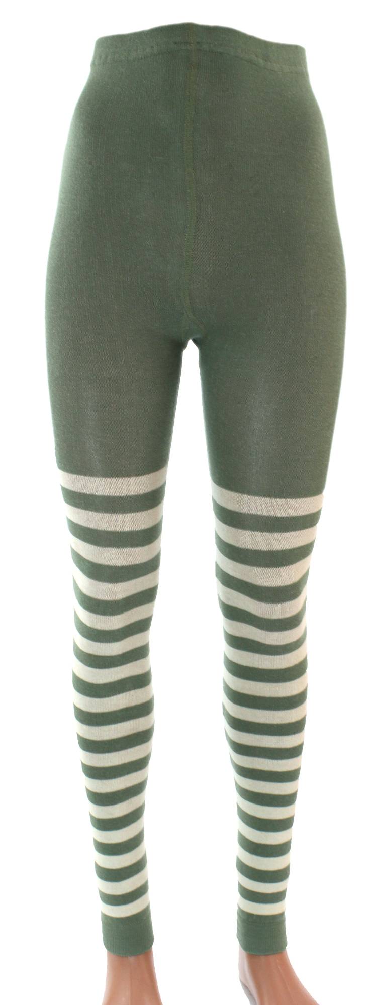 Shimasocks Damen Leggings Ringel Bio Baumwolle Sonderangebot