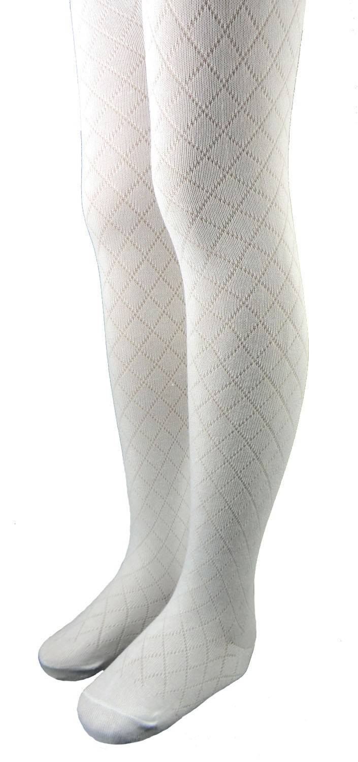 Shimasocks Kinder Strumpfhose weiß Filetmuster Gr. 86/92 Clearance-Verkauf