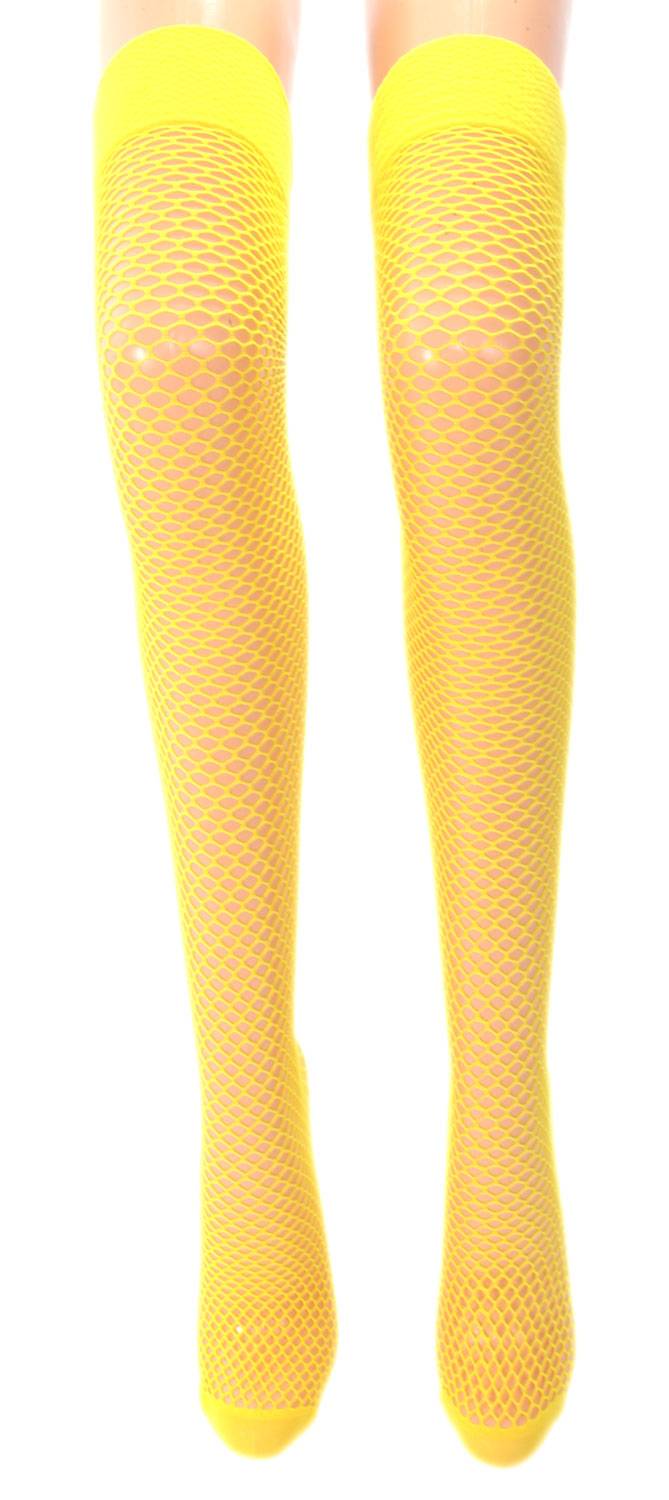 Shimasocks Damen Netz Overknee Strümpfe Super Sparpreis
