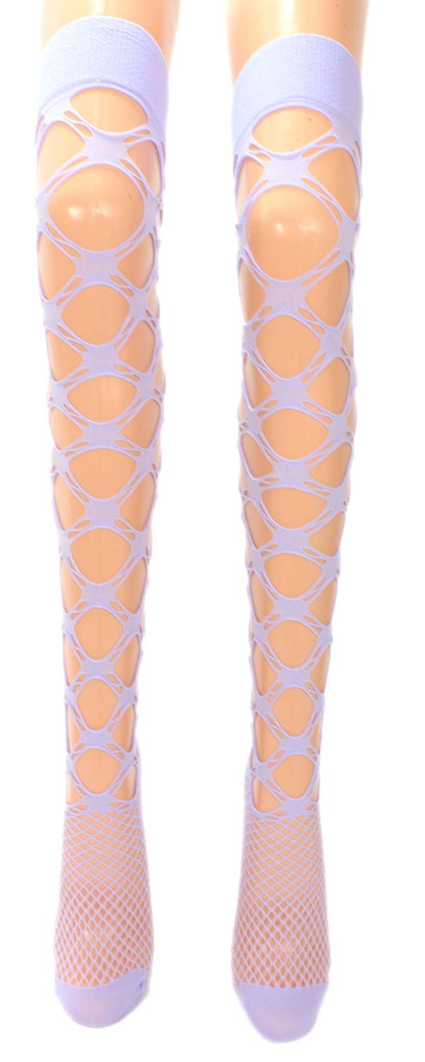 Shimasocks Damen Netz Overknee Strümpfe Bis zu 60% Rabatt