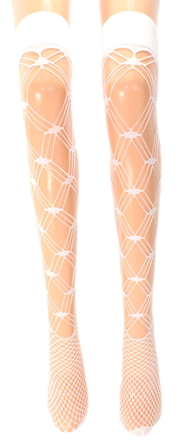 Shimasocks Damen Netz Overknee Strümpfe Bis zu 65% Rabatt