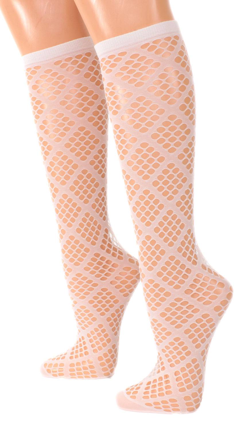Shimasocks Damen Netzkniestrümpfe 30 DEN Vierteljährliche Förderung