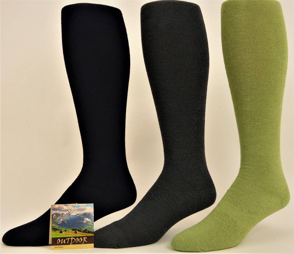 Shimasocks Kniestrümpfe Vollplüsch Klimawolle Funktionskniestrumpf schilf grün Blitzverkäufe