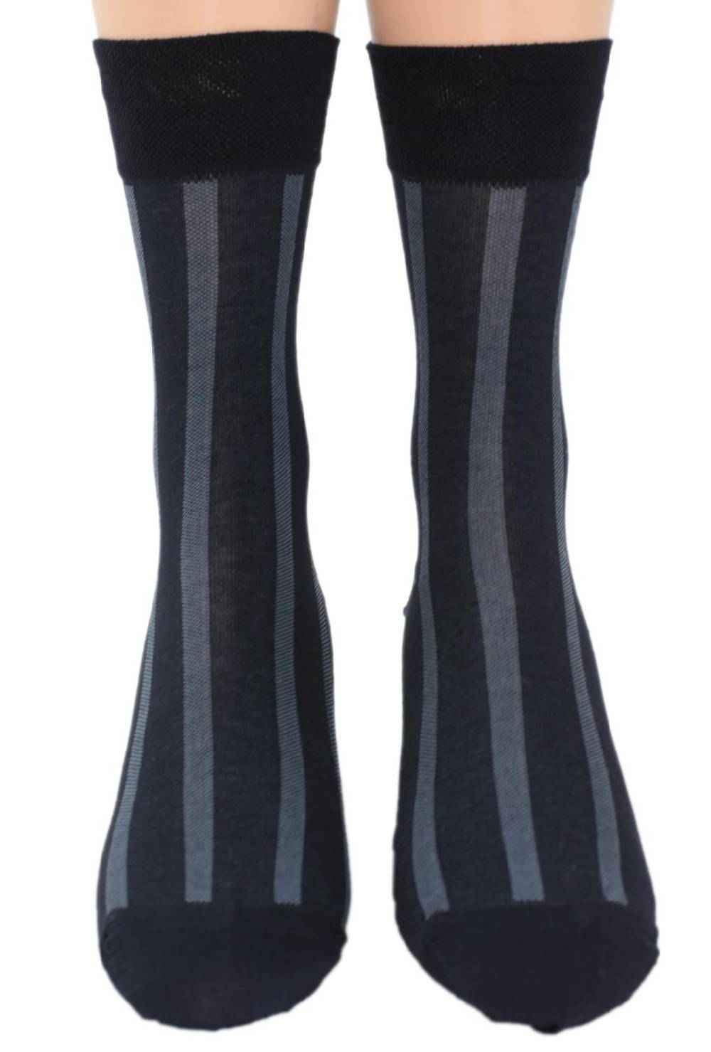 Shimasocks Hochwertige Herren Business Ausstatter Socken - BusinessSocken mit Längsstreifen Fabrikladen