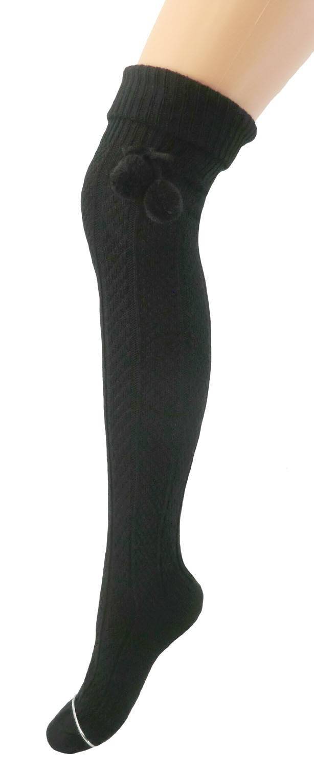 Shimasocks Damen Overknees Strukturmusterung Rabatt
