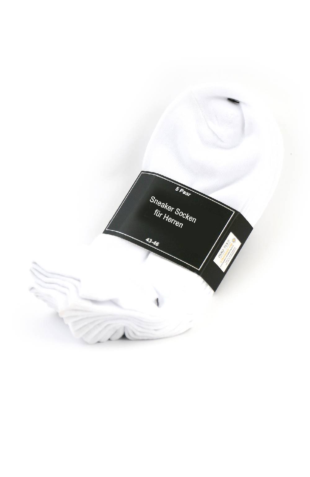 Shimasocks Sneacker Socken für Herren, weiß schwarz 5er Pack Kauf eins, bekomm eins gratis