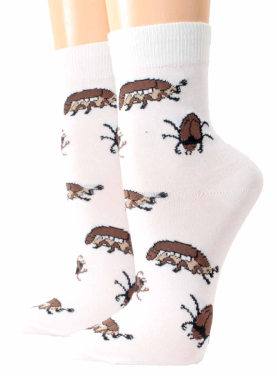 Shimasocks Damen Socken Motiv Käfer Blitzverkäufe