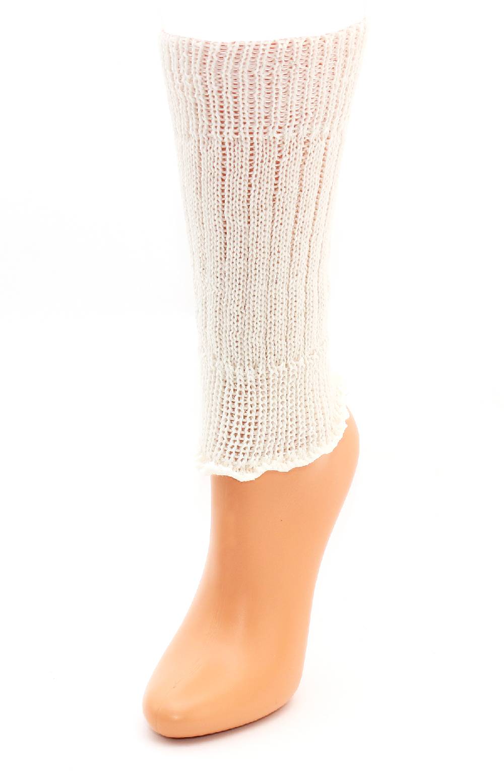 Shimasocks Stulpen Legwarmer Schurwolle weiß wärmend Winter Pulswärmer Super Sparpreis