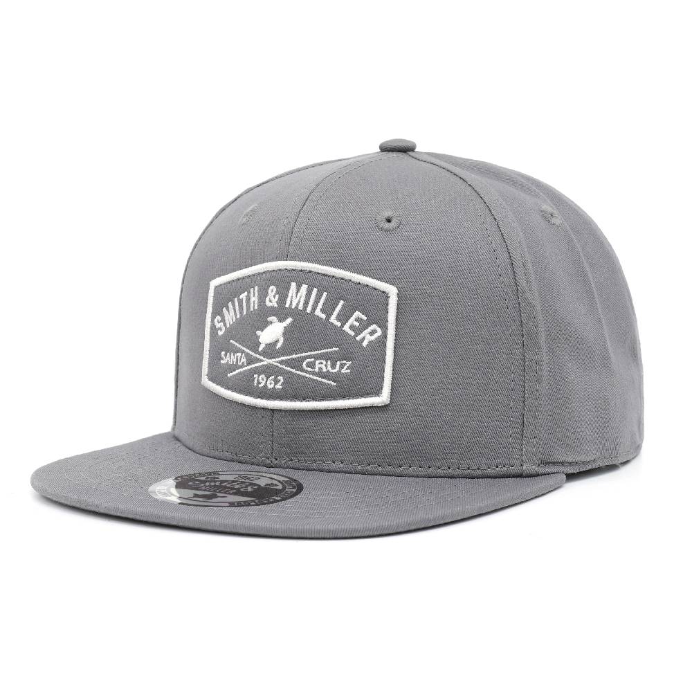 Smith & Miller Lambert Unisex Flat Snapback Cap, charcoal Bestseller