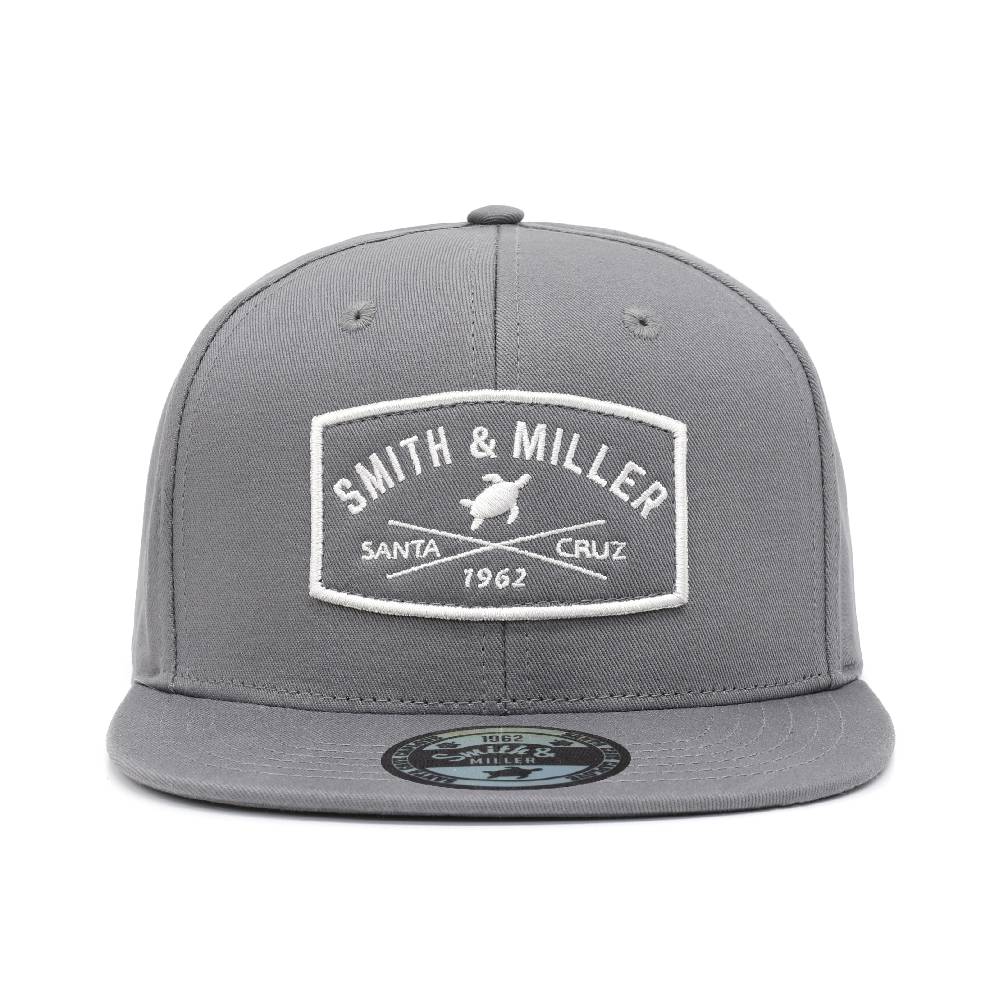 Smith & Miller Lambert Unisex Flat Snapback Cap, charcoal Bestseller
