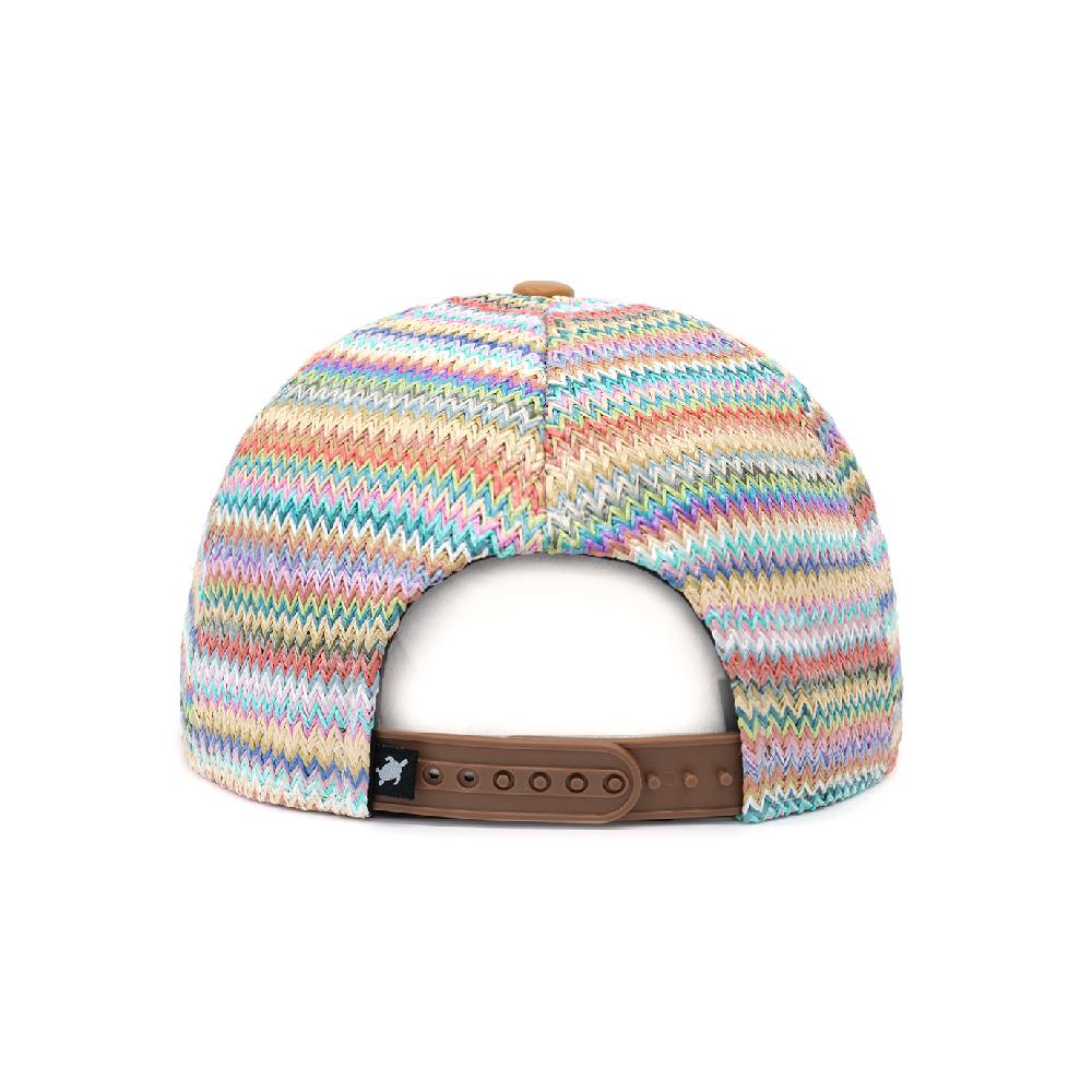 Smith & Miller Bast Flat Unisex Snapback Cap, multicolor - brown Riesige Ersparnisse