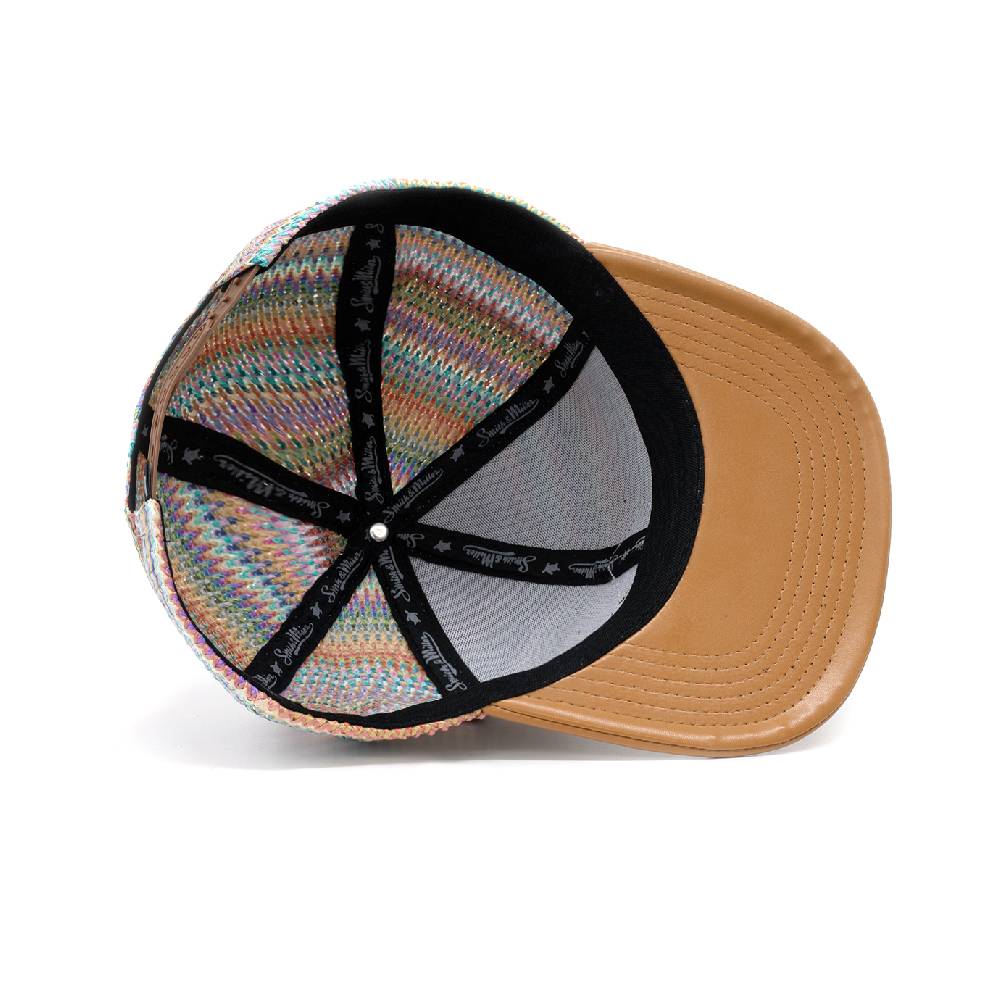 Smith & Miller Bast Flat Unisex Snapback Cap, multicolor - brown Riesige Ersparnisse