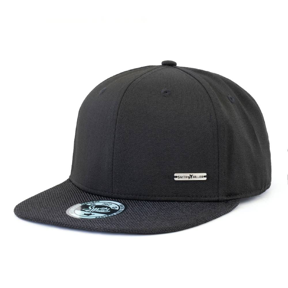 Smith & Miller Ollado Unisex Snapback Cap, black Tiefpreis