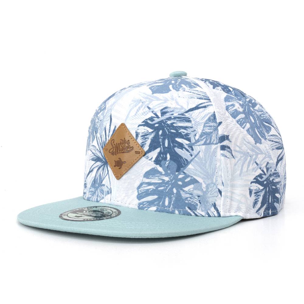 Smith & Miller Linares Snapback Cap, blau Kostenlose Rückgabe