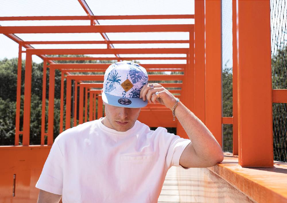 Smith & Miller Linares Snapback Cap, blau Kostenlose Rückgabe