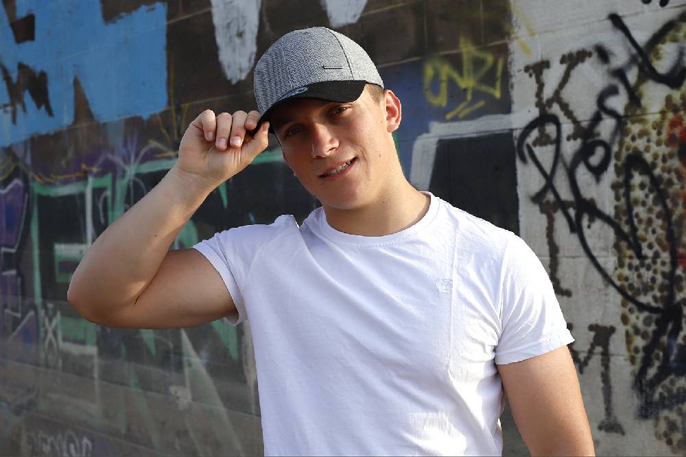 Smith & Miller Tencel Curved Cap, heather lt.grey - black JETZT KAUFEN