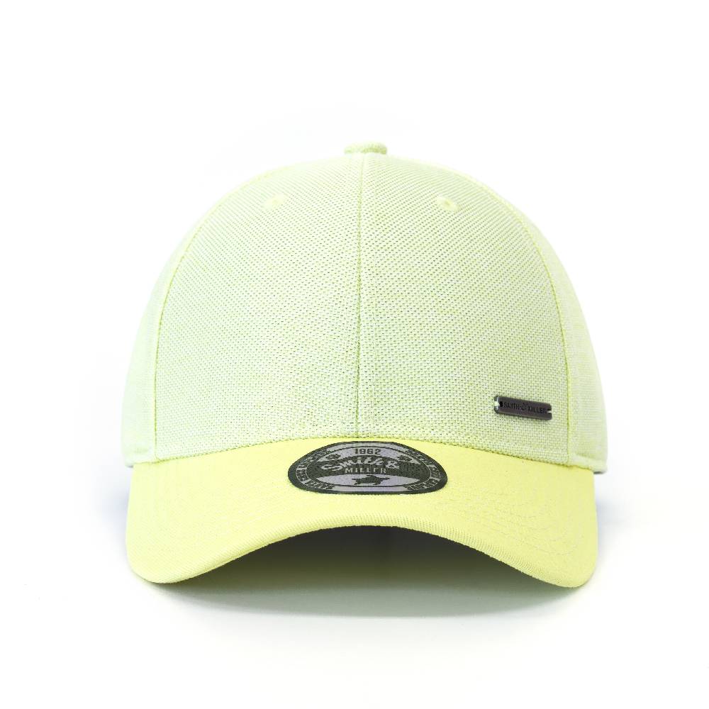 Smith & Miller Tencel Curved Cap, yellow Neueste Stile