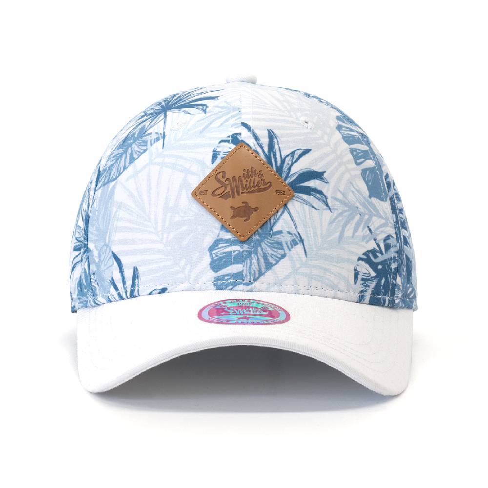 Smith & Miller Loya Women Curved Cap, blue - white Zeitbegrenzte Promotion