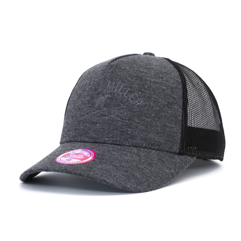 Smith & Miller Pico Rivera Women Trucker Cap, heather black Clearance-Verkauf