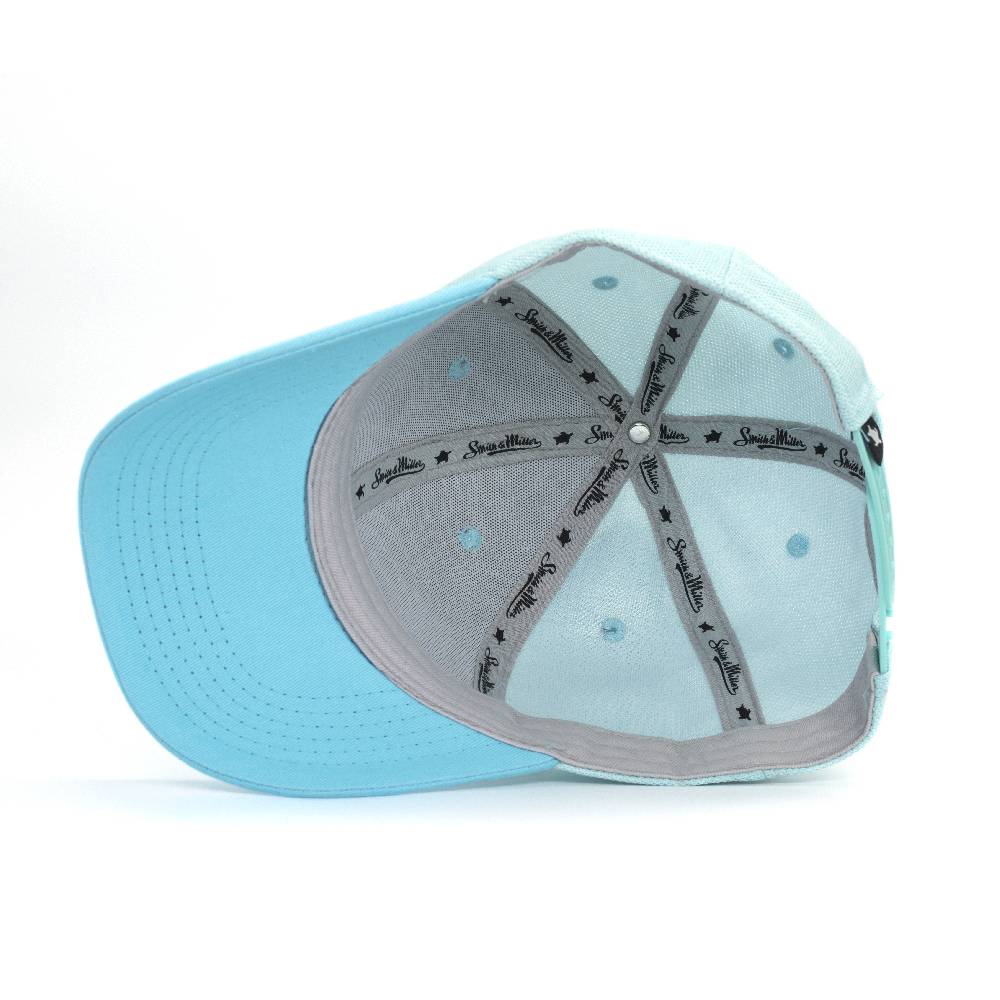 Smith & Miller Tencel Women Curved Cap, turquoise Begrenzt auf 3 Tage