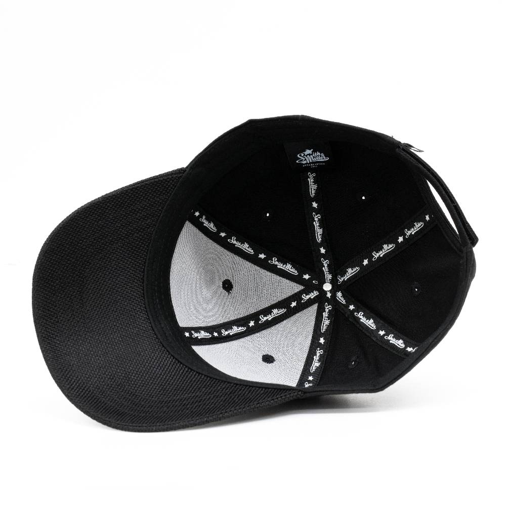 Smith & Miller Olimar Unisex Curved Cap, black Black Friday Preise