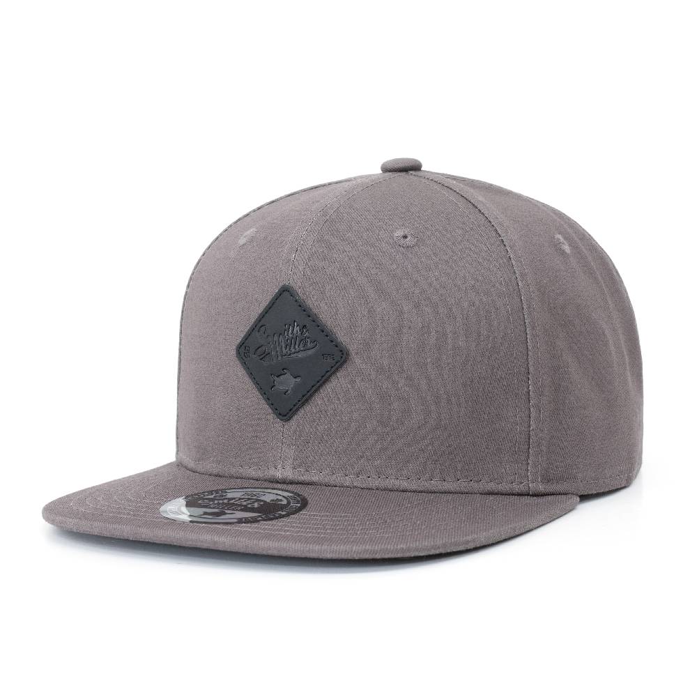 Smith & Miller Paramount Unisex Snapback Cap, grau Verkauf