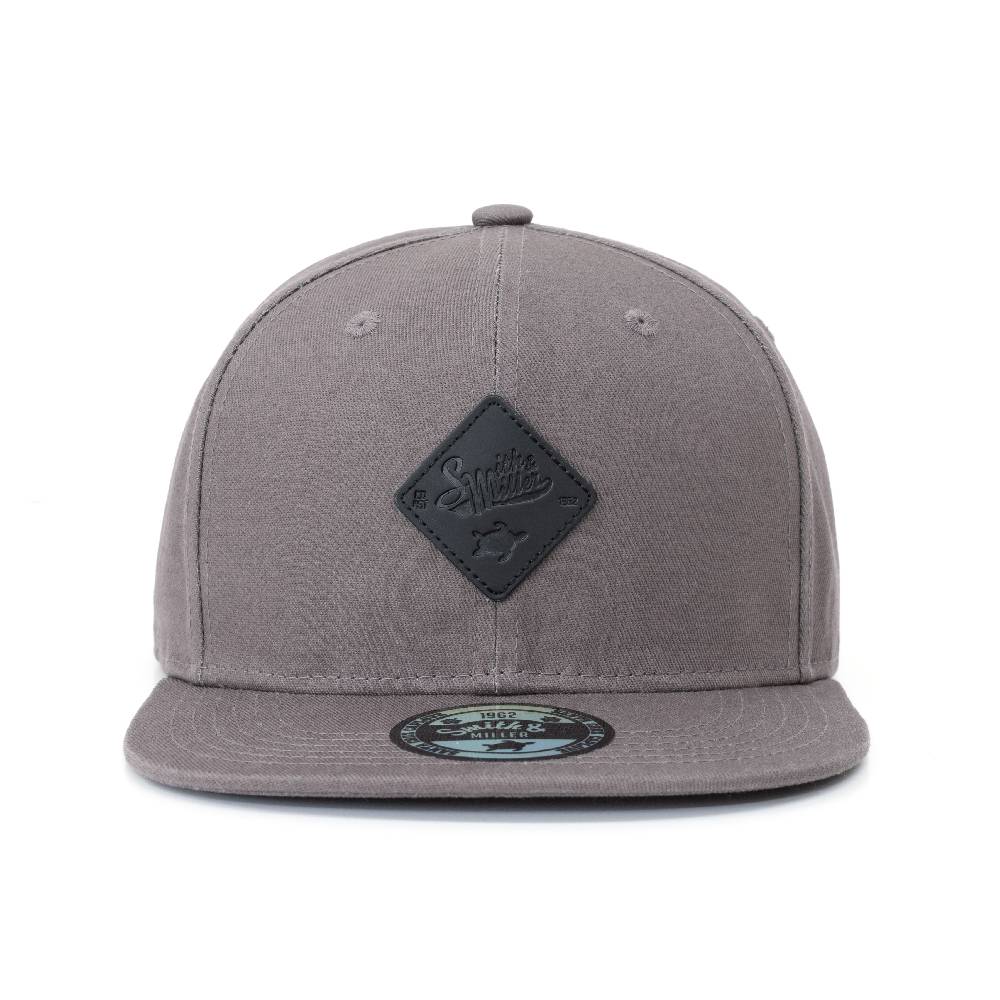 Smith & Miller Paramount Unisex Snapback Cap, grau Verkauf