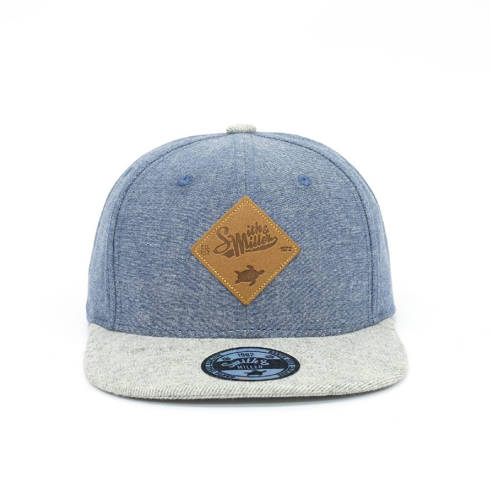 Smith & Miller Autumn Glory Unisex Snapback Cap, denim - grey Angebote