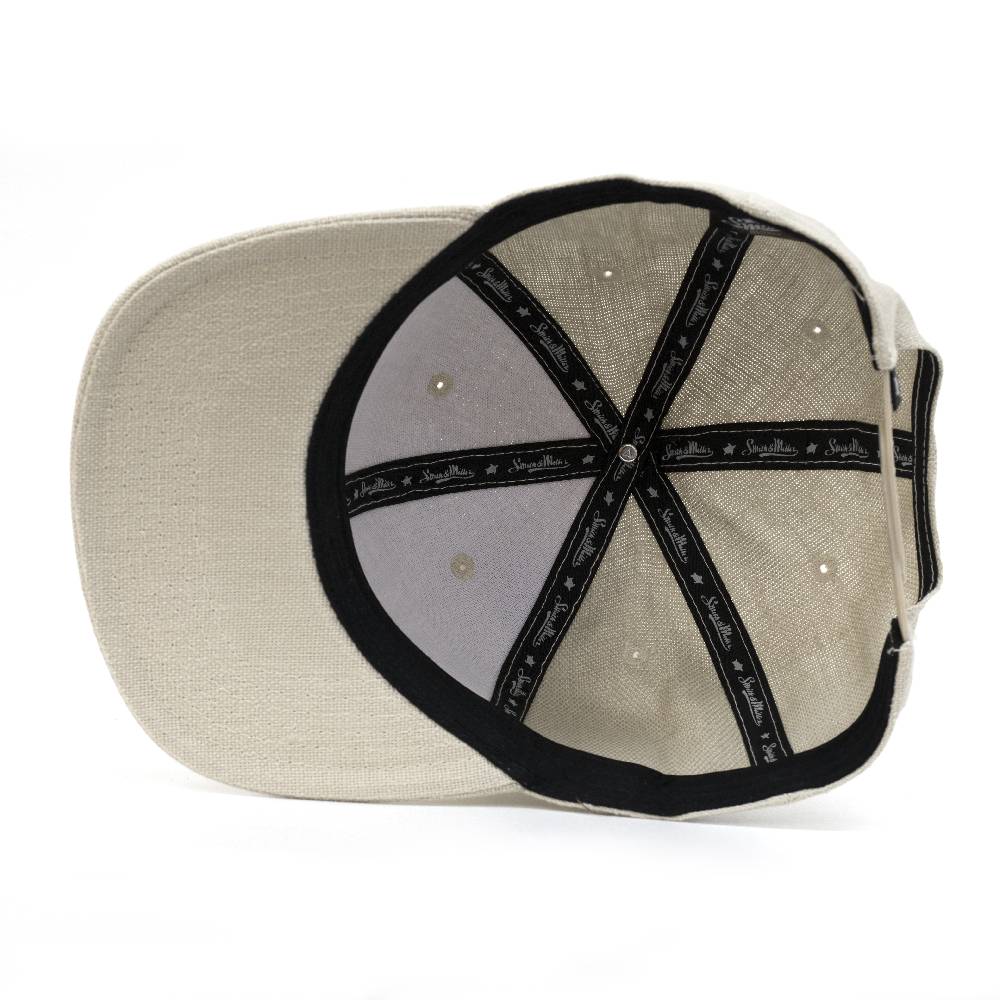 Smith & Miller Delano Unisex Snapback Cap, stone im Angebot