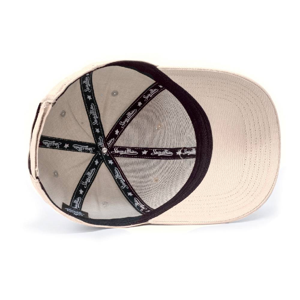 Smith & Miller Beverly Unisex Curved Cap, stone Flash Sale