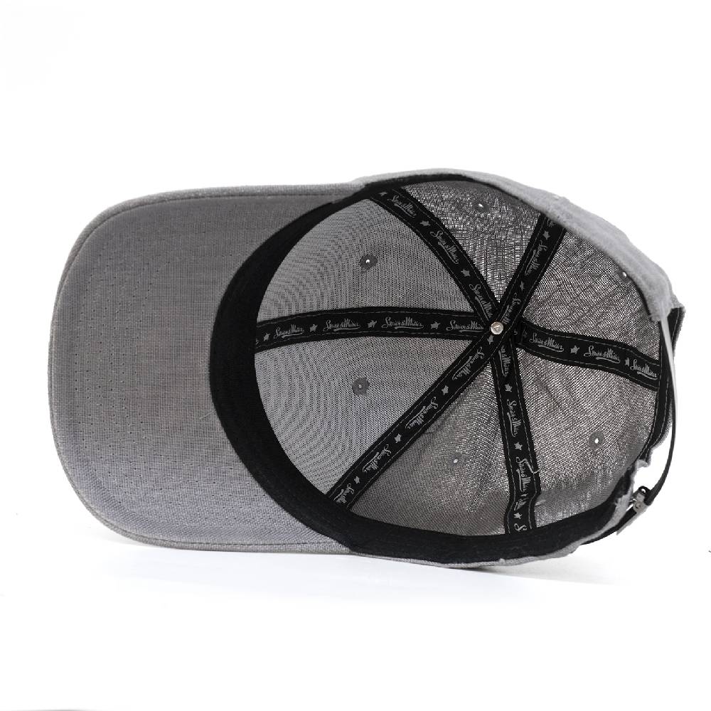 Smith & Miller Elam Unisex Curved Cap, grey Osterangebot
