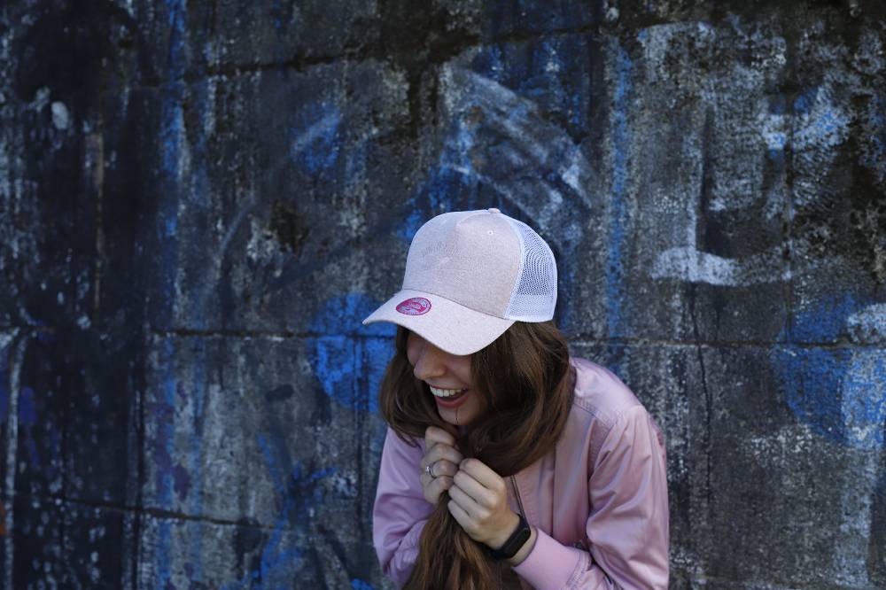 Smith & Miller Pico Rivera Women Trucker Cap, heather lt.pink - white Jubiläumsangebot