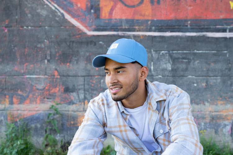 Smith & Miller Reno Unisex Curved Cap, dusty blue Exklusive Angebote