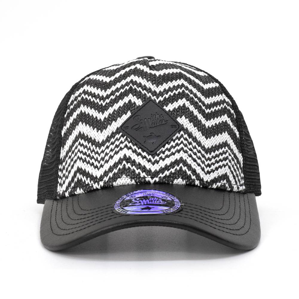 Smith & Miller Irvine Unisex Trucker Cap, black Große Rabatte