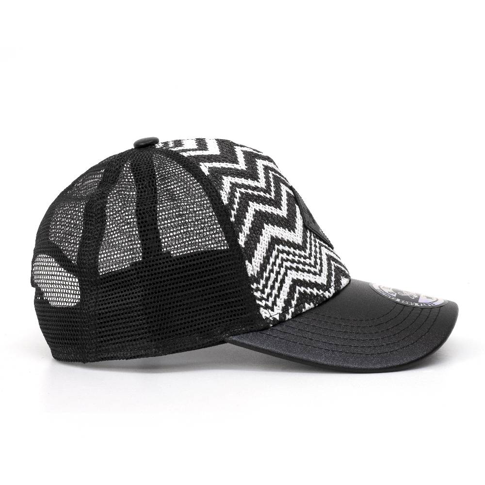 Smith & Miller Irvine Unisex Trucker Cap, black Große Rabatte