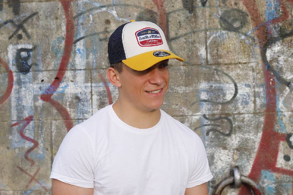 Smith & Miller Vicent Unisex Trucker Cap, stone - mango Bestseller