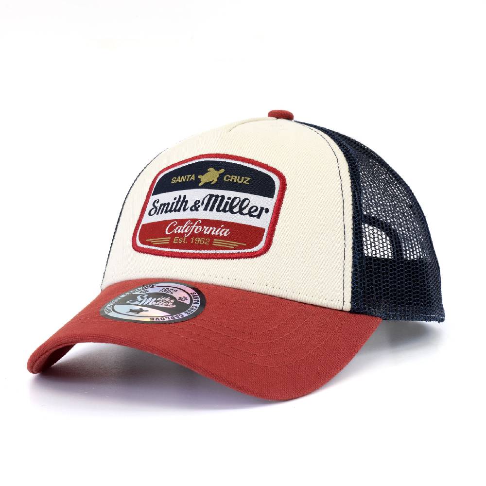 Smith & Miller Vicent Unisex Trucker Cap, antique red - stone Saisonale Angebote
