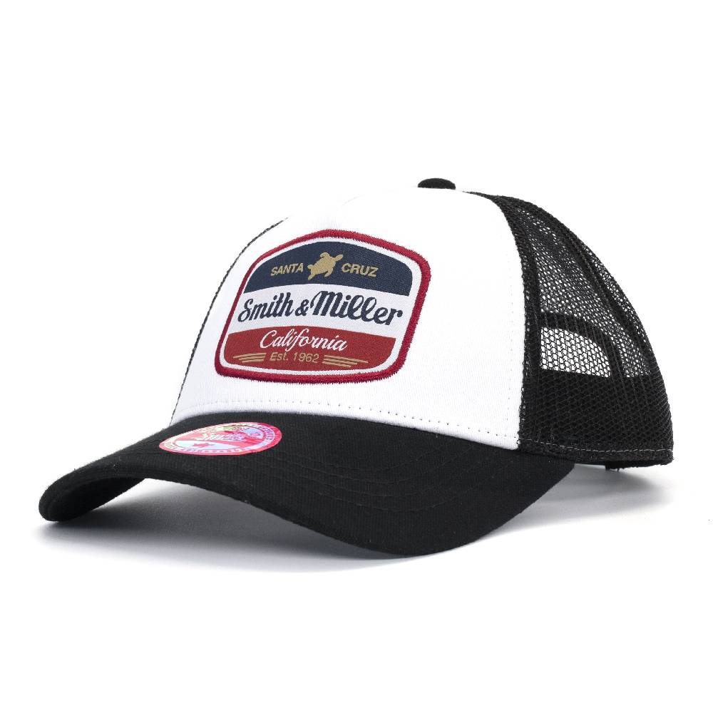 Smith & Miller Vicent Women Trucker Cap, black-white Räumungsverkauf