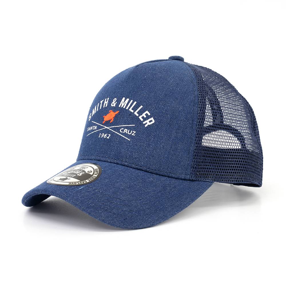 Smith & Miller Dawes Unisex Trucker Cap, denim - navy Riesige Ersparnisse