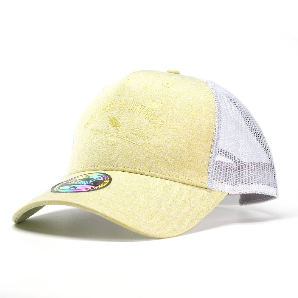 Smith & Miller Pico Rivera Unisex Trucker Cap, heather lt. yellow VIP-Rabatte