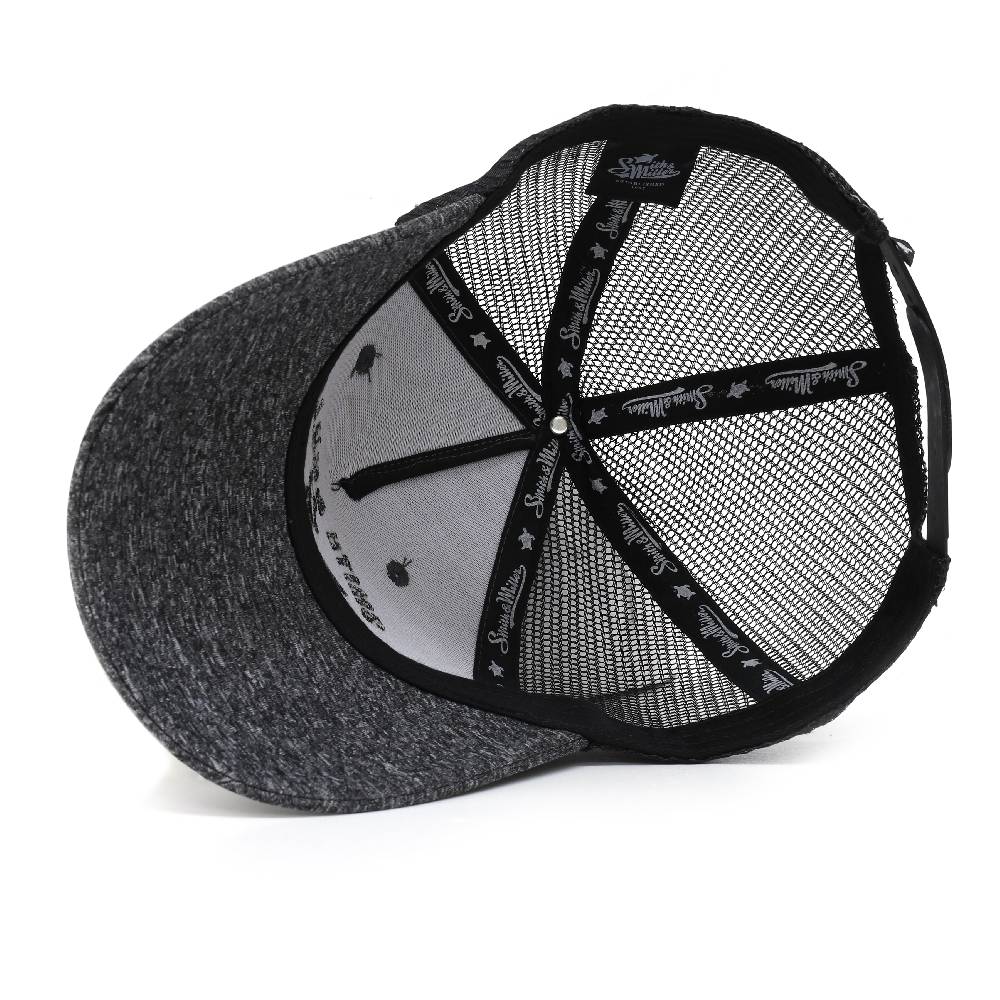 Smith & Miller Pico Rivera Unisex Trucker Cap, heather anthracite Tiefpreis