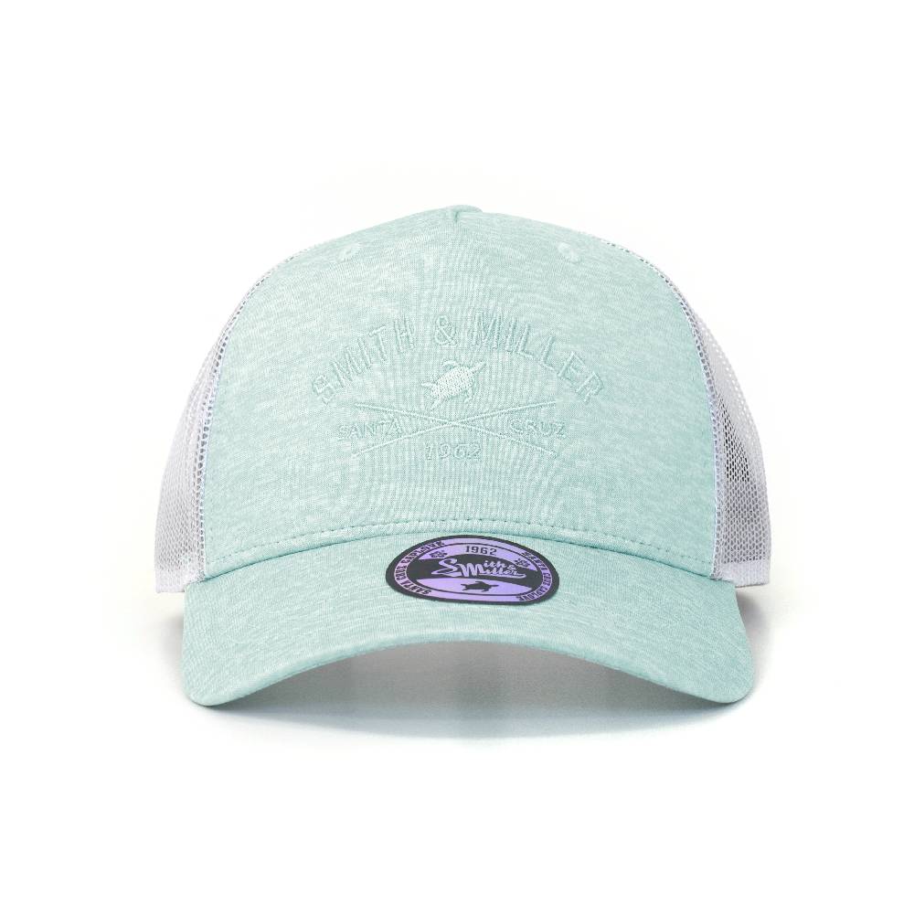 Smith & Miller Pico Rivera Unisex Trucker Cap, heather mint Super Sparpreis